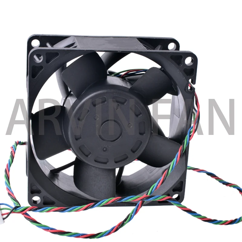 8cm 8038 80x80x38mm PFC0812DE 12V 3.30A  4-wire 4pin Double Ball Large Air Volume Violent Cooling Fan