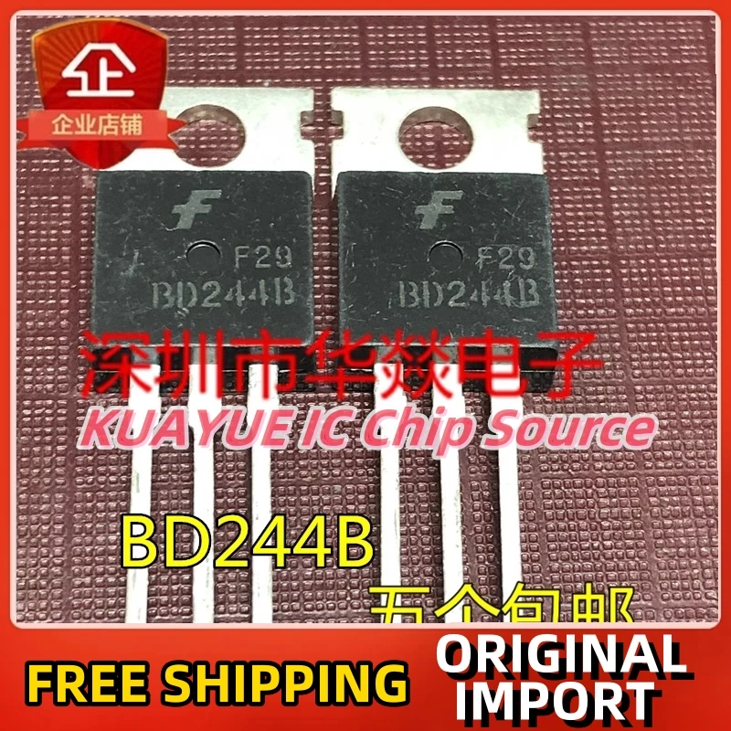 10PCS-30PCS/BD244B  TO-220 80V 6A / Fast Shipping Quality Guarantee