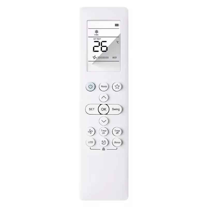 Compatible Midea RG10F-E-BGEF Air Conditioner Remote Control Spare Parts for Split Inverter AC