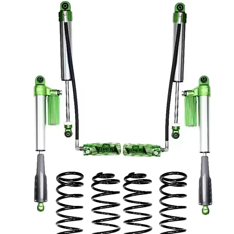 

TANK 400 Single-Circuit Bidirectional Adjustable Nitrogen Shock Absorber 2-3.5 Inch Lift Kit Improve Body Control Fits All Roads