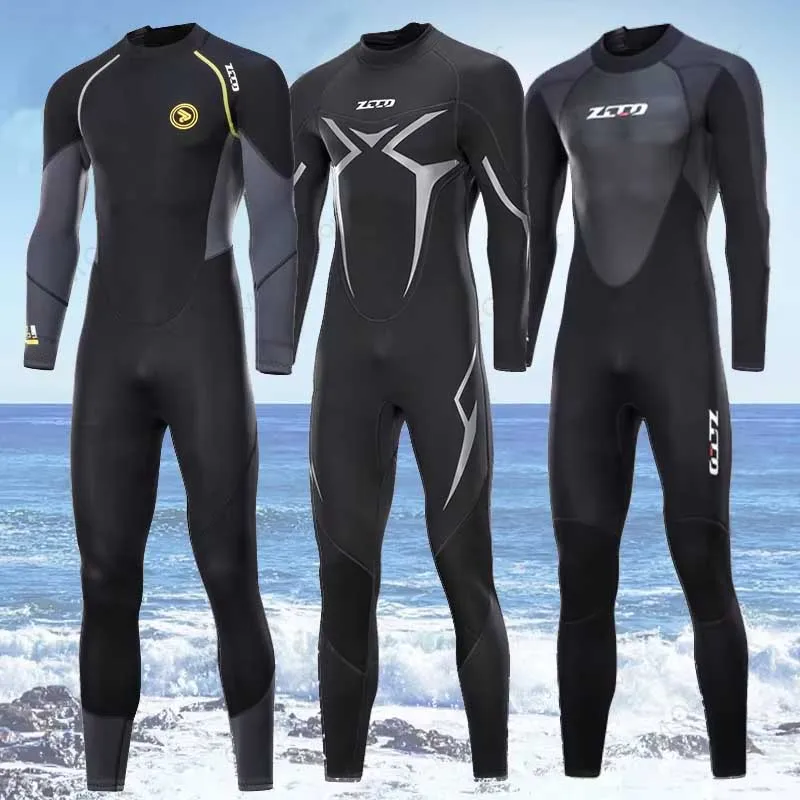 3mm Neoprene Wetsuits Full Body Scuba Diving Suit Men Snorkeling Surfing Swimming Long Sleeve Keep Warm Water Wetsuits