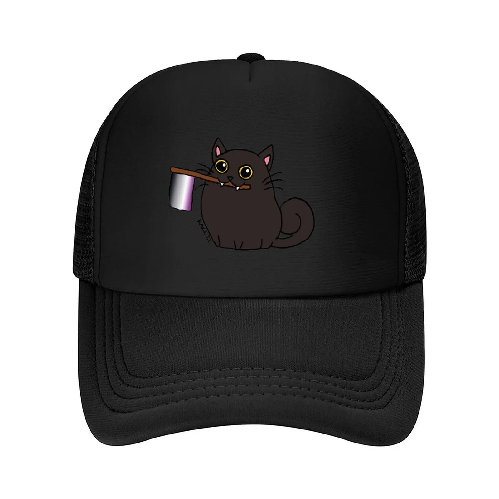 

Blob Cat; Black - Ace Baseball Cap Kids Hat tea Hat Uv Protection Solar Hat Gentleman Women's Hats For The Sun Men's