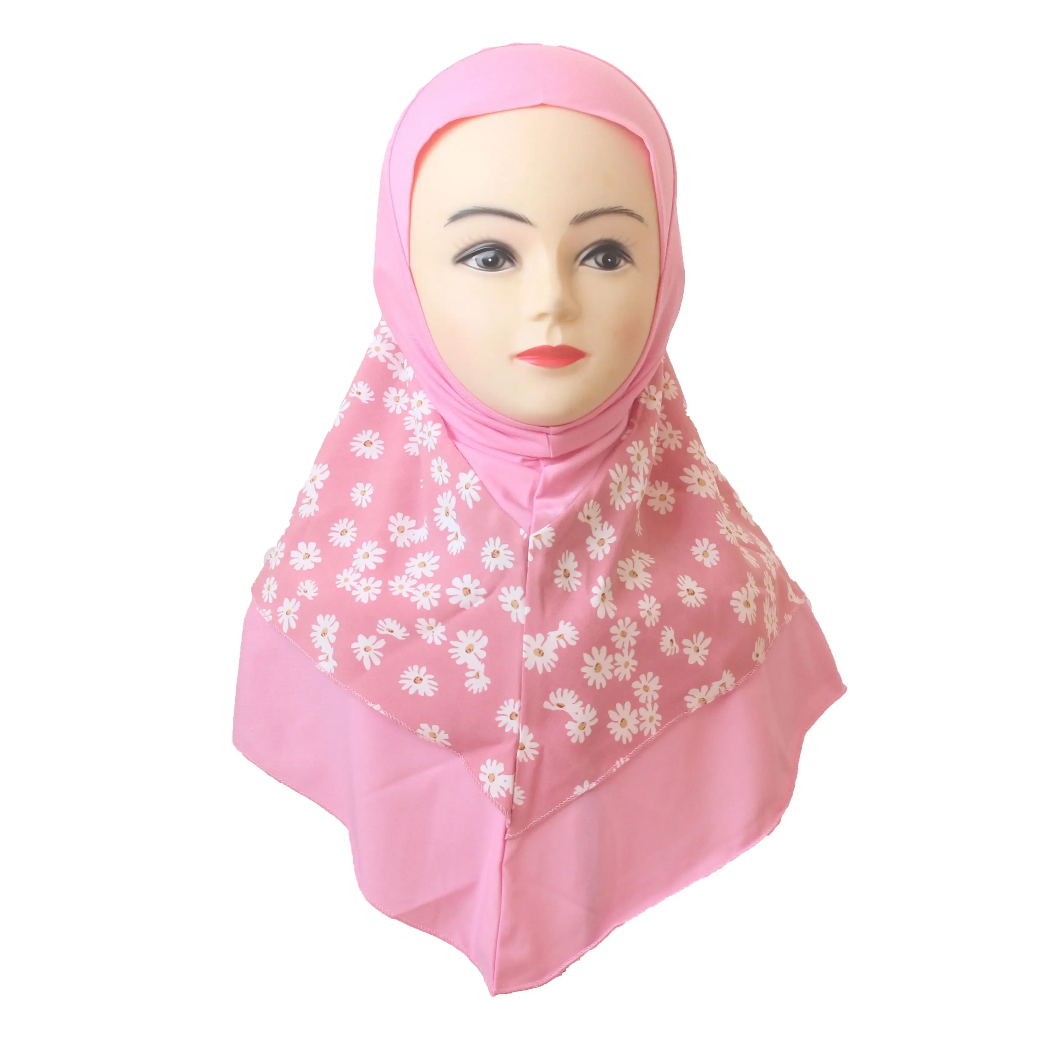 أطفال بنات مسلم العربية الحجاب underscarf المدرسة القوس طباعة الطفل أغطية الرأس غطاء بونيه شال التفاف الحجاب الإسلامي 7-12 سنة