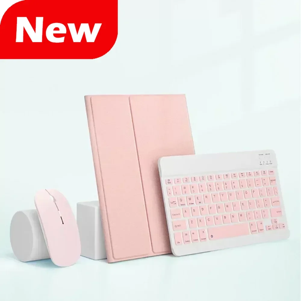 Redmi Pad 10.61 용 태블릿 커버 Xiaomi Pad 5 Pro 11 용 키보드 케이스 Mi Pad 6 Pro 용 12.4 인치 분리형 Bluetooth 키보드