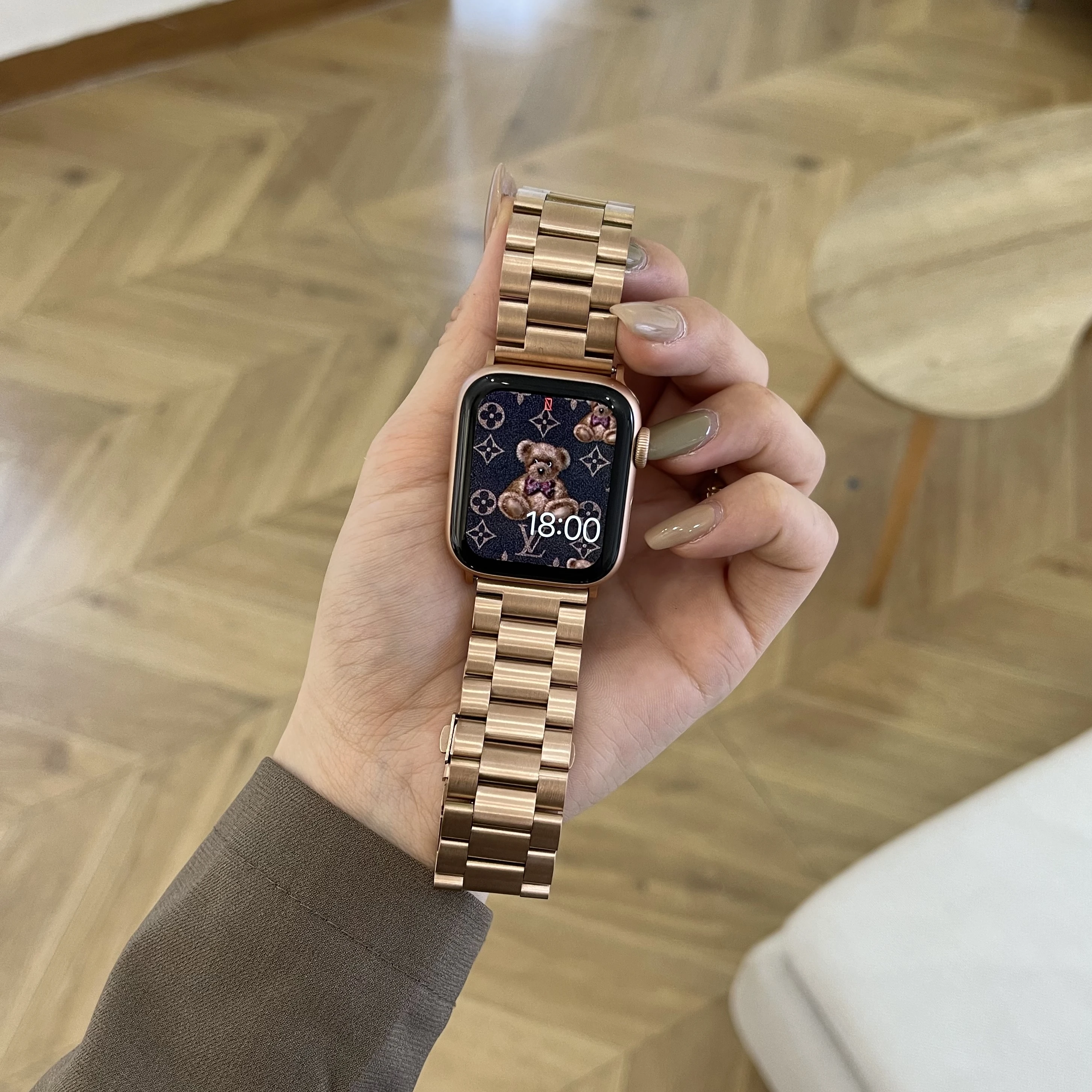 حزام ساعة أبل من الفولاذ المقاوم للصدأ متوافق مع سلسلة 9876 SE Ultra iWatch سوار معدني 38/42 مم 41 مم 40/44 مم 45 مم 49 مم