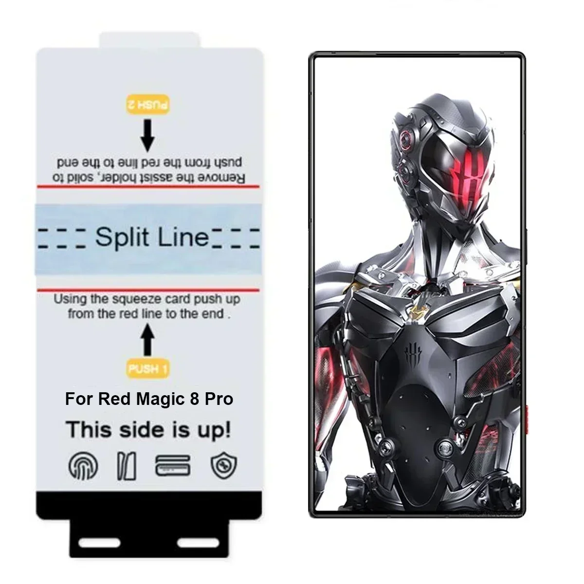 2PCS Front Hydrogel Gel Film Für ZTE Nubia Red Magic 9 8 Pro Plus 8s 7S 7 6 6R 5G 5S Screen Protector Fall Freundliche + Fix Tools