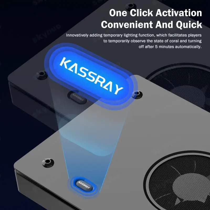 Lumière de corail à spectre complet série S240, 10 canaux, télécommande intelligente à couverture complète pour Aquarium marin