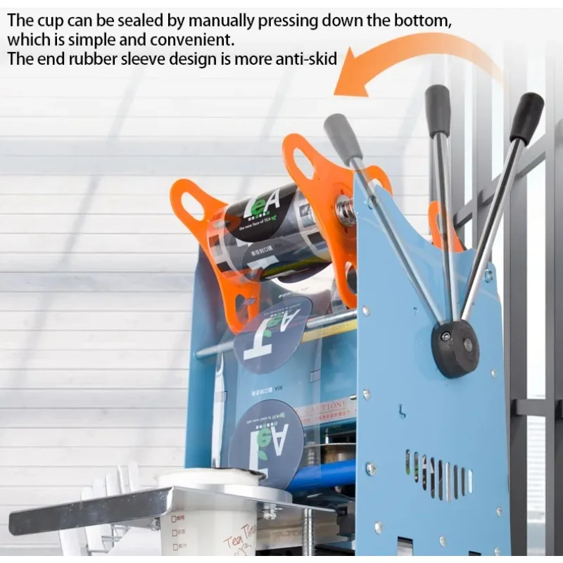 

Коммерческая машина для запечатывания жемчужного чая, чая с молоком, автоматическая машина для кодирования даты, упаковочная машина для пищевых напитков