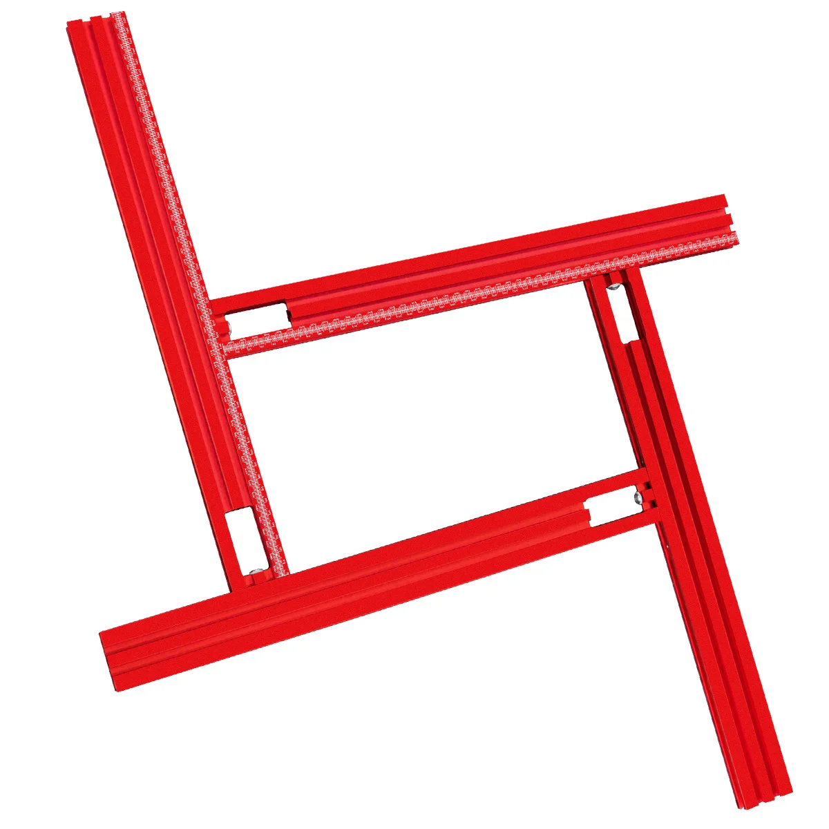 Woodworking Router Table Fence System, Adjustable Aluminum Guide Rail Support for Trimming, Slot Milling, Carving & Hole Cutting