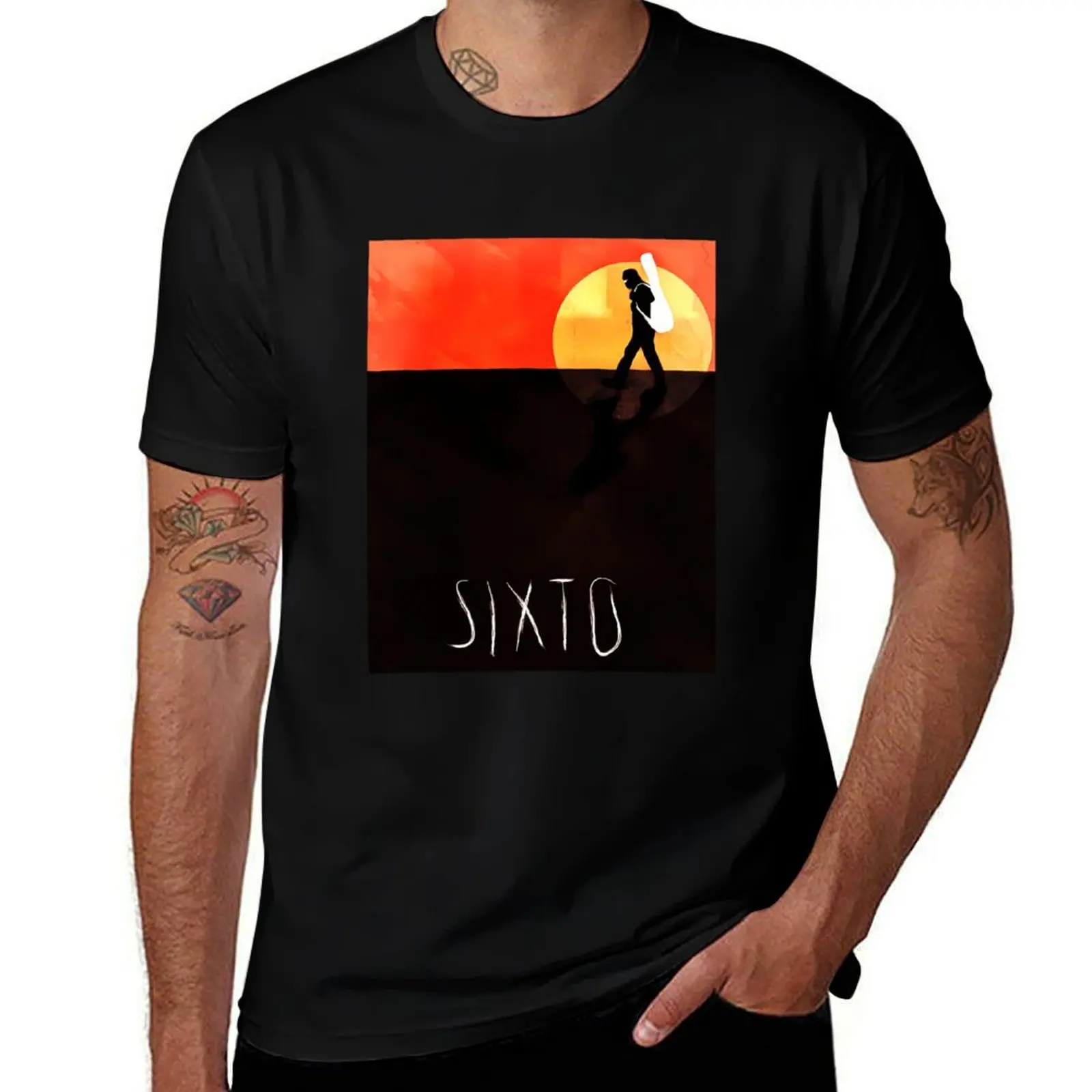 Sixto Rodriguez Rock T-Shirt Light Athletic Short Sleeve Tee Shirt T-Shirt