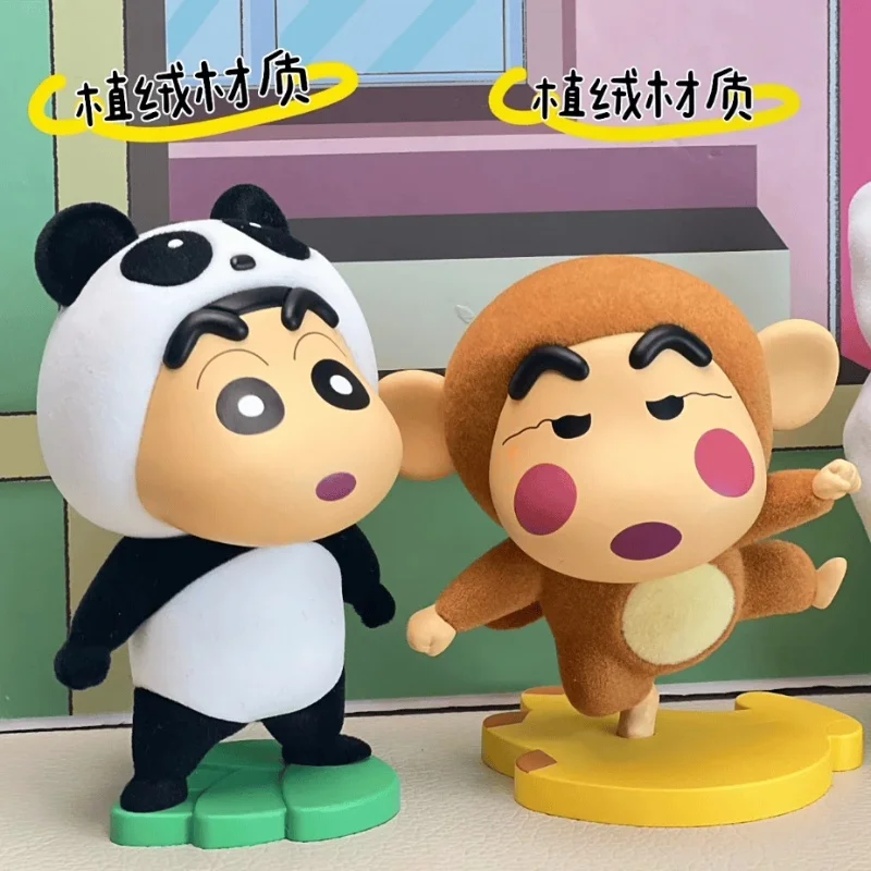 

Новинка, 52 игрушки, аниме карандаш Shin-chan, фигурка Shin Chan Cos, обезьяна, кролик, фигурка героя, милая Коллекционная модель из ПВХ, детский подарок