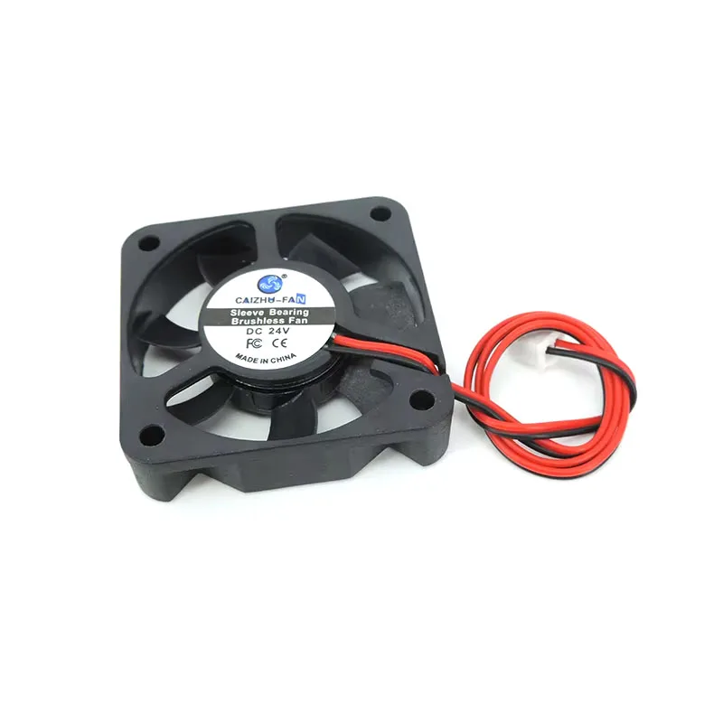 5V 12V 24V DC Mini Cooling Fan 5010 Computer CPU Cooler 50mm Small Exhaust Fan for 3D Printer 2 pin