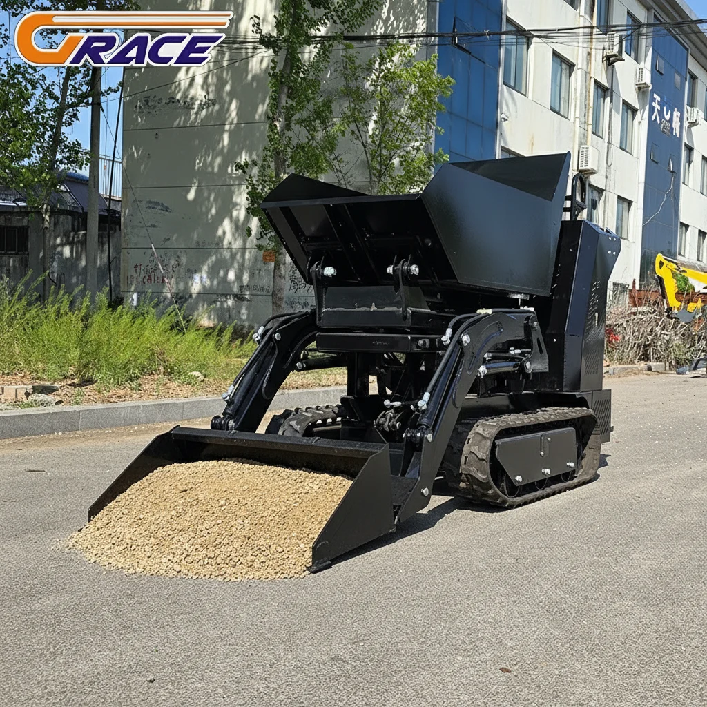 

Factory Direct 500kg Tracked Crawler Dumper EURO 5 EPA Mini Dumper