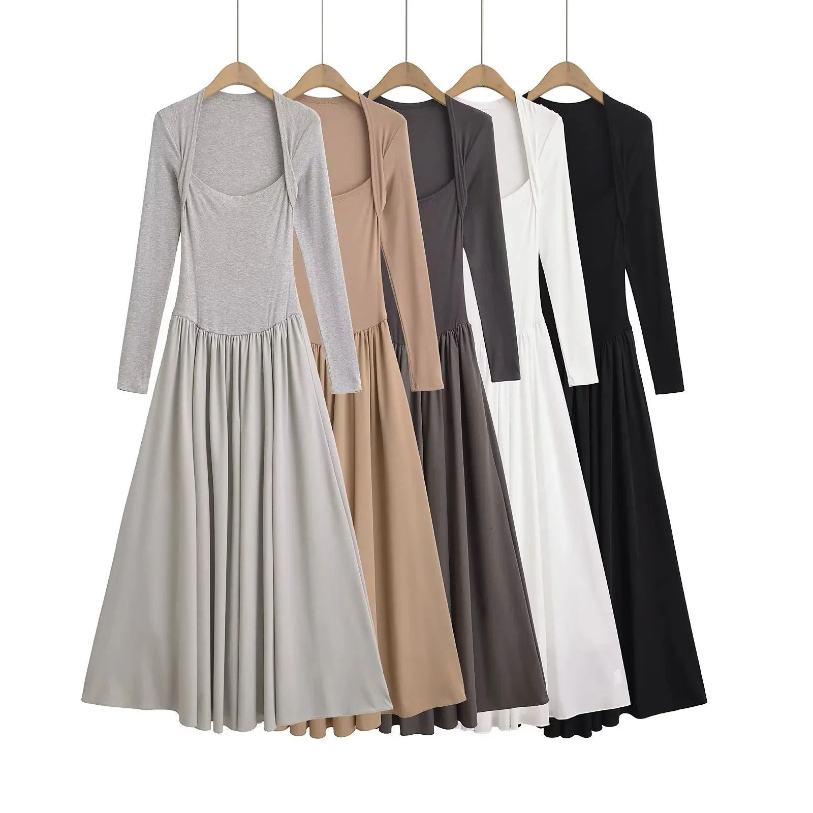 Vestido largo de alta calidad para mujer, novedad de 2024