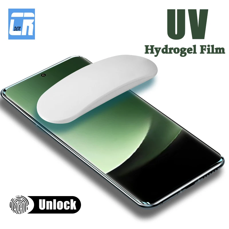 

UV Hydrogel Film For Xiaomi 13 14 Ultra Civi 3 2 Curved Screen Protector Mi 13 Lite Poco M5S F5 X5 X6 Pro C50 C51 C55 Not Glass