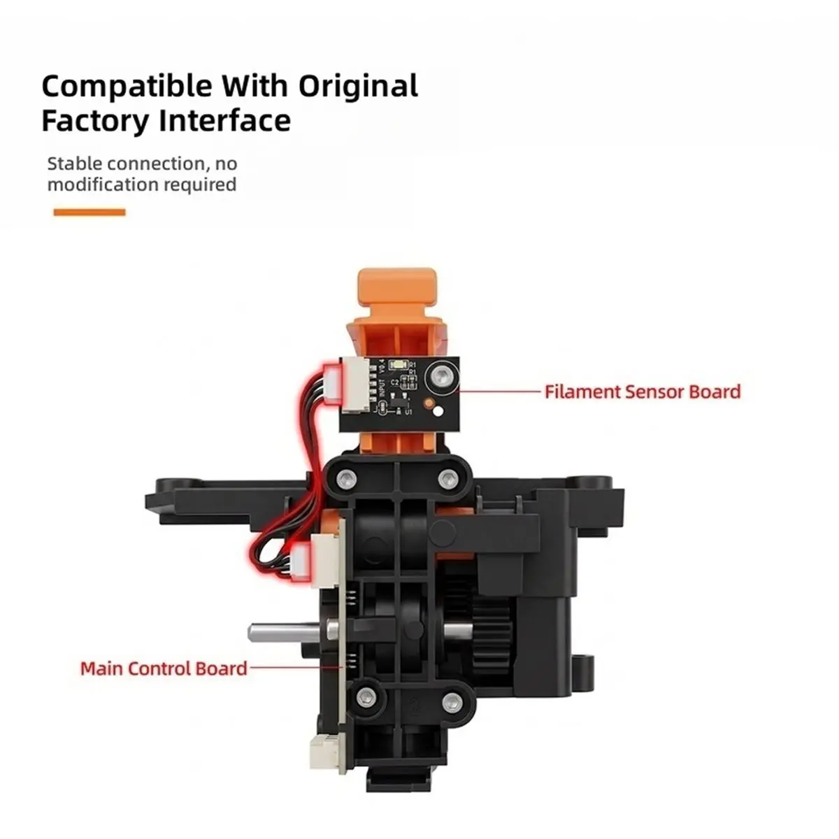 Feed Filament Switching Board Connecting Cable for 2 PRO 3D Printer, 3D Printer Parts