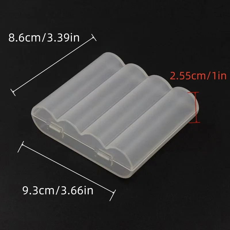 1/2Pcs Battery Storage Case, 4-Slot for 20700/21700 Batteries, Thickened Material, Sturdy & Practical, Batteries Not Included.