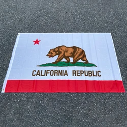 aerxemrbrae    California State Flag  90x150cm American Flag  material  Polyester usa Flag