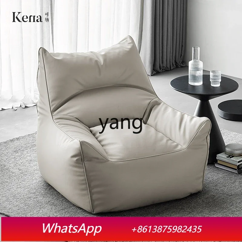 

LTT sofa modern white leather modern single chair living room small apartment
