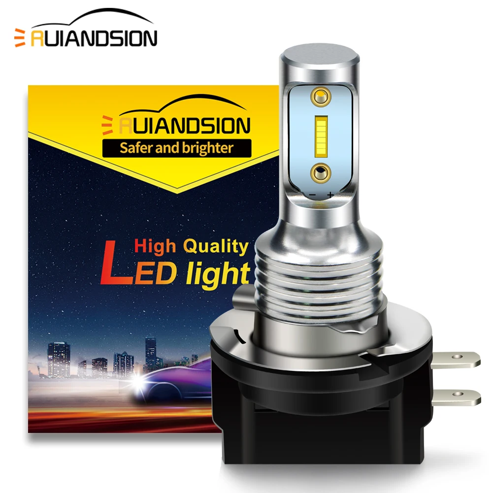 

H11B LED Car Daytime Driving Lamp 10-30V Fog Light DRL Fit 12V 24V Voltage White Amber Yellow Fog Lamp For VW Golf 2011 2020 2Pc
