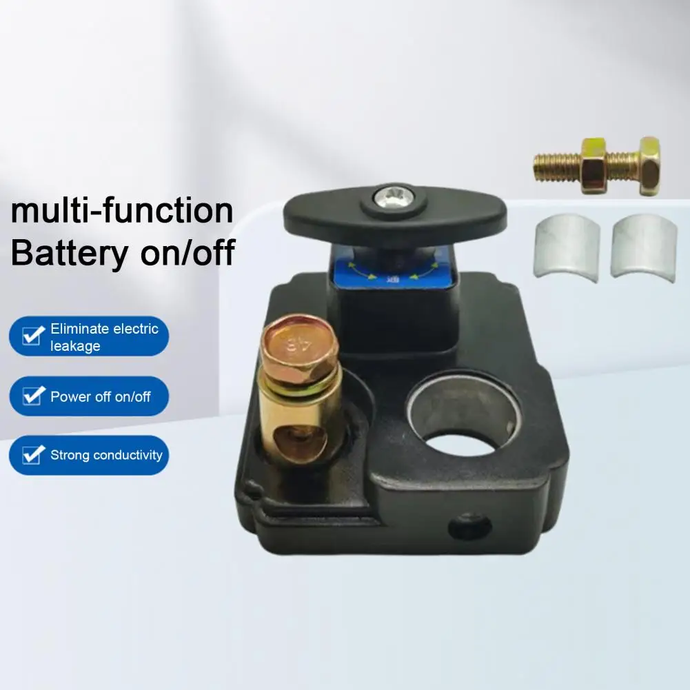 Battery Disconnect Isolator Switch 12V 24V Battery Switches Power Cut Master Switch Disconnect Isolator for Car Vehicle RV