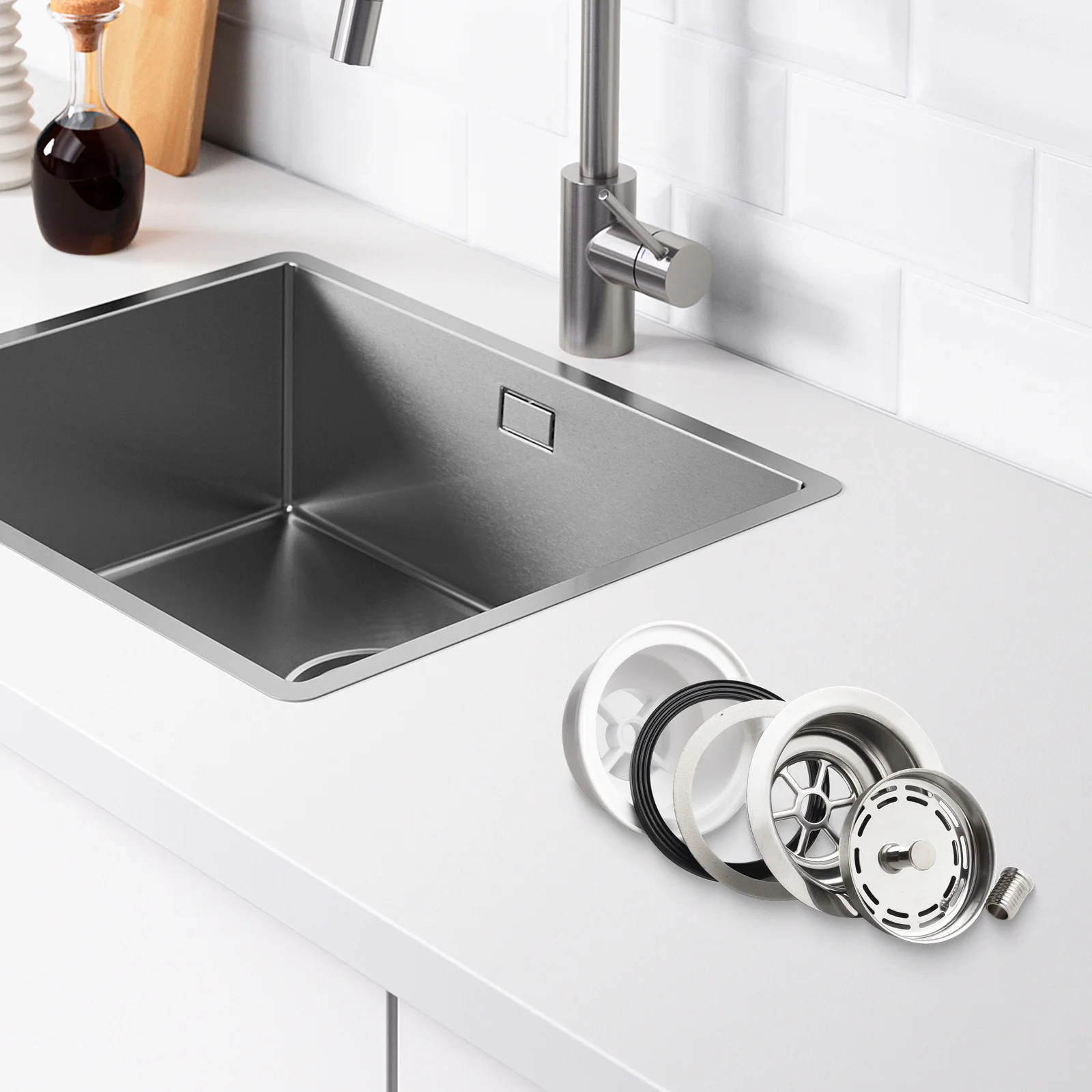 Kitchens Require Efficiency Reliable and 90mm Stainless Steel Sink Strainer Designed to Manage Food Debris Easily