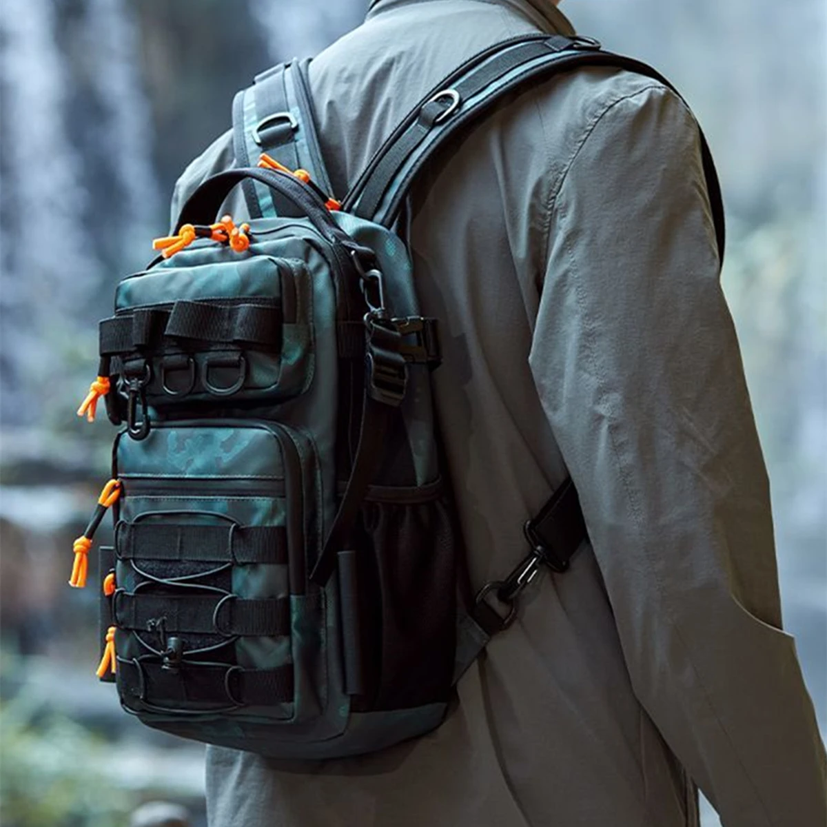 

Новая водонепроницаемая сумка через плечо для рыбалки, спорта на открытом воздухе, велоспорта, сумки через плечо, одиночный рюкзак для путешествий, альпинизма, кемпинга, тактический