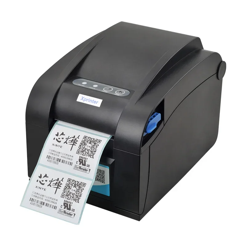 Xprinter 350B 80MM USB Desktop Barcode Printer Supports 1D/2D Barcode Multi-Clock Instructions Print POS General