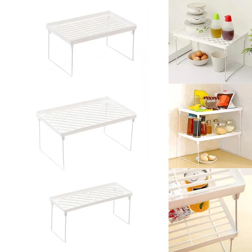 

Kitchen Cupboard Organizer Shelf Space Saving Cabinet Foldable Storage Rack Spice Jars Spice Rack Bathroom Kitchen Accessories