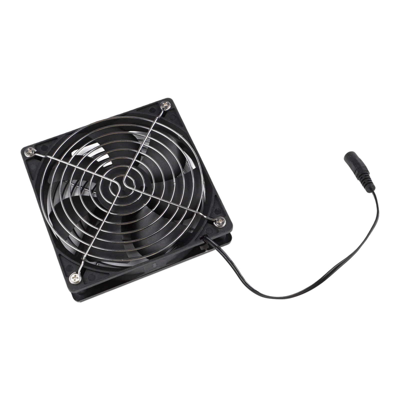 For Gaming Setup 12*12cm Adjustable Case Fan Adjustable Computer Fan Adjustable Speed 3V-12V Dual Protection Mesh