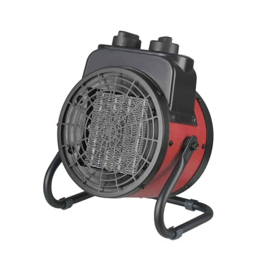 

Industrial Electric Forced Air Heater with Ceramic Heating Element, Adjustable Tilt, Overheat Protection, Portable Shop Garage