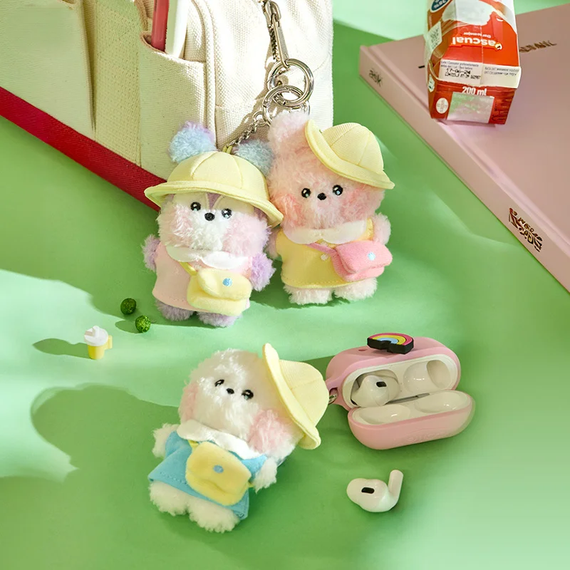 10 سنتيمتر أنيمي الكرتون Bt21 تاتا كوكي الربيع جولة سلسلة ألعاب من القطيفة موضة جديدة أفخم دمية ظهره المفاتيح اكسسوارات فتاة الهدايا