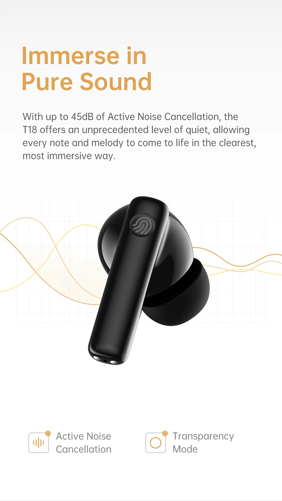 Black Shark T18 TWS Earbuds
