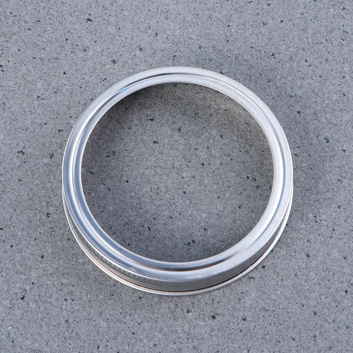 

12 Pcs Stainless Steel Cover Ring Canning Rings No Rust Mason Jar Lids Wide Mouth