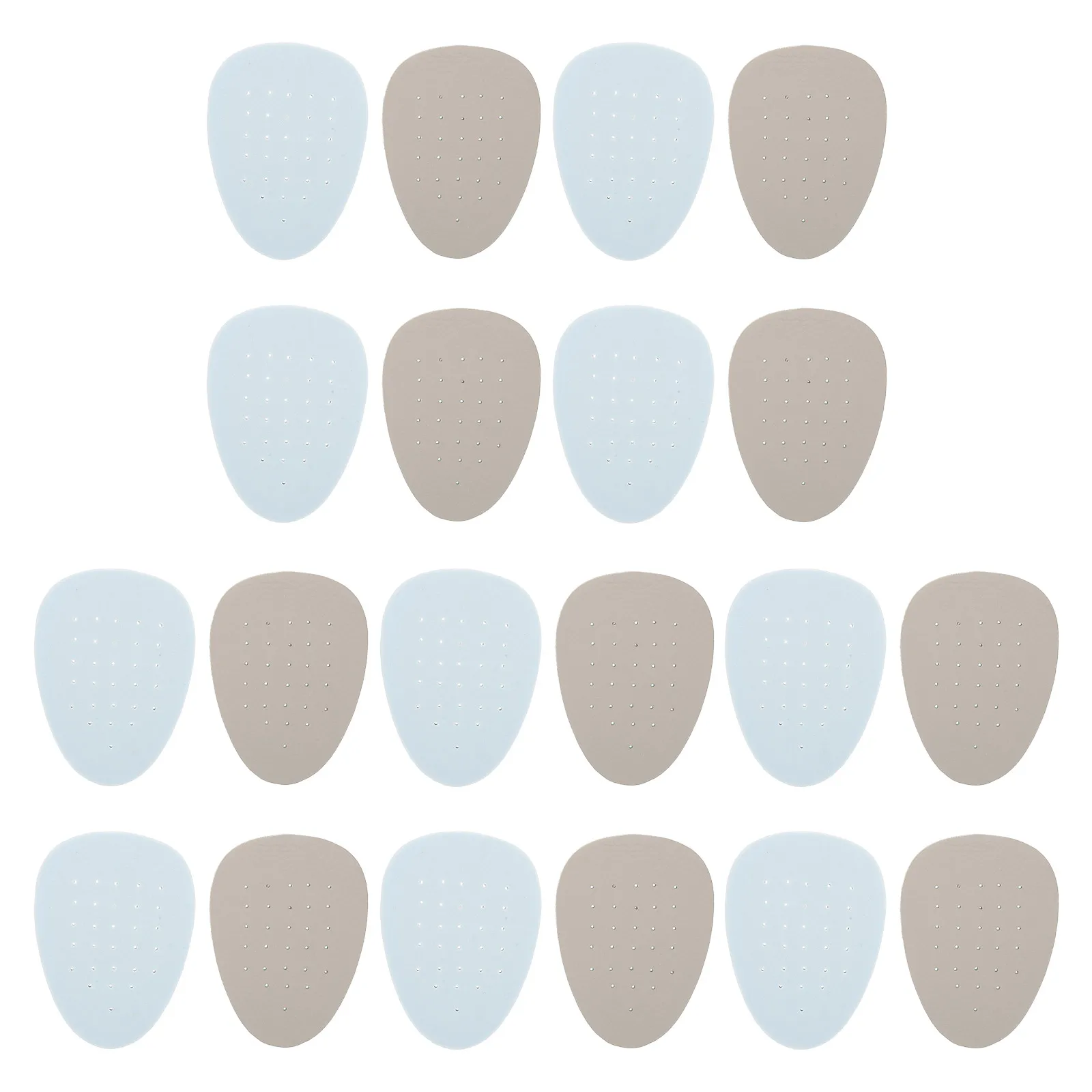 

10 Pairs High Heel Insole Cushioning Pads Foot Front Shoe Inserts for Sandals Women Emulsion Dress Forefoot Man