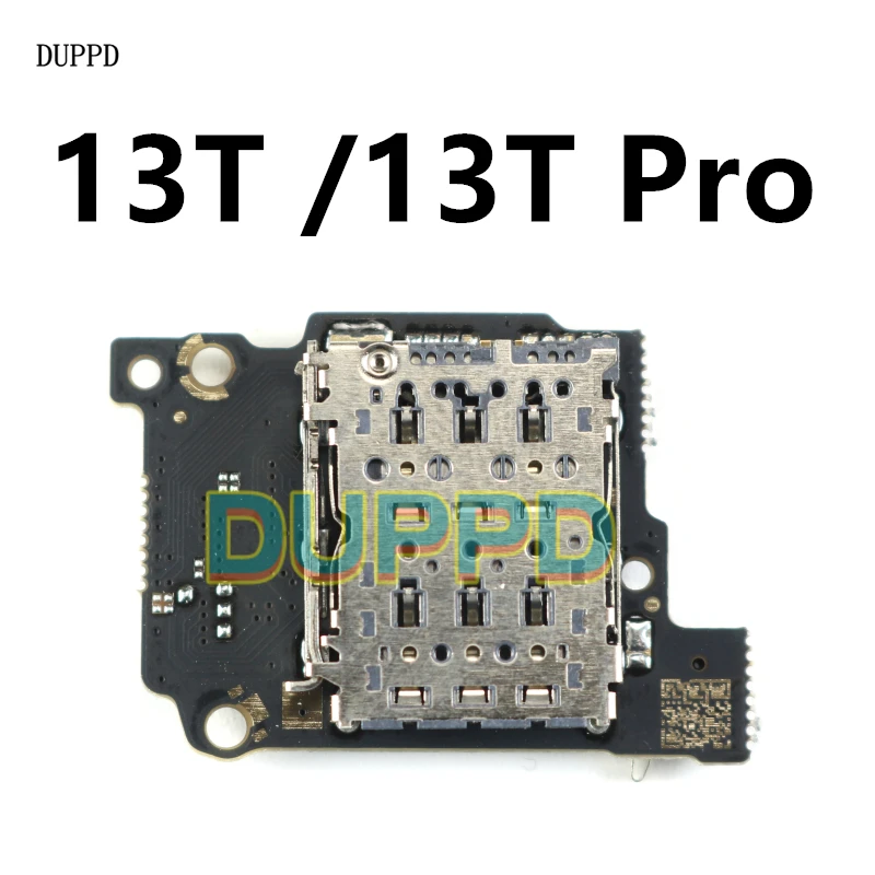 SIM Card Reader For Xiaomi 13T Pro 13TPro Flex Cabl SIM Card Slot Socket Inner Adapter Flex Cable Replacement Parts