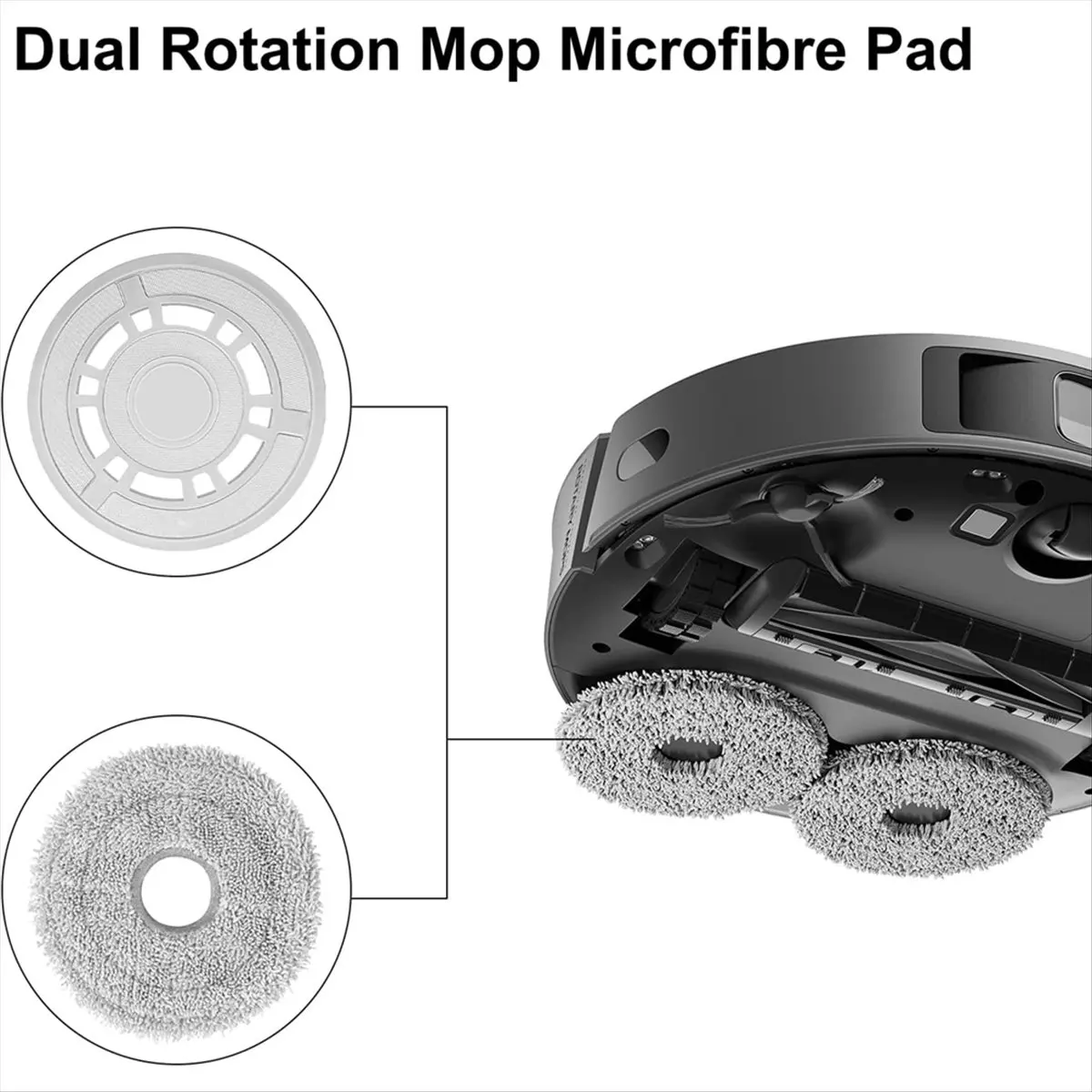 AAAL Piastre per panni per mop per X20+, per parti L10s Pro Gen 2/ L10 Ultra/ L10S Pro/L10S Ultra/ L10 Prime/ X20 Pro