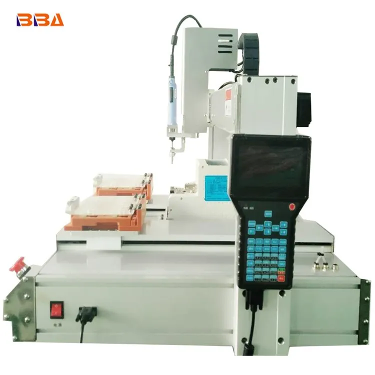 BBA Automatic XYZ screw tightening machine laptop robotic screw assembly machine auto screwdriver for bolt nut auto feeding