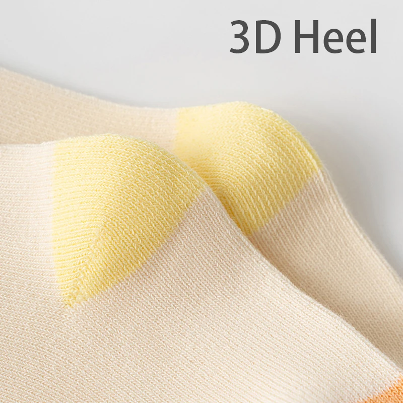 5 Paar Cartoon-Babysocken aus weicher Baumwolle, mittelhohe Socken, atmungsaktive Kleinkindsocken für Jungen und Mädchen, für den täglichen Gebrauch, lässige Kindersocken – Detail 2