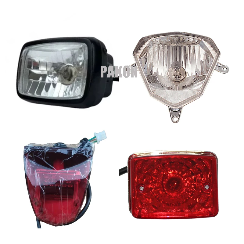 Motorcycle Tail Lamp Dirtbike Front Light for Suzuki Qingqi Genesis of GXT200 QM200GY XF200GY Original Fits Rear Brake Stop Lamp
