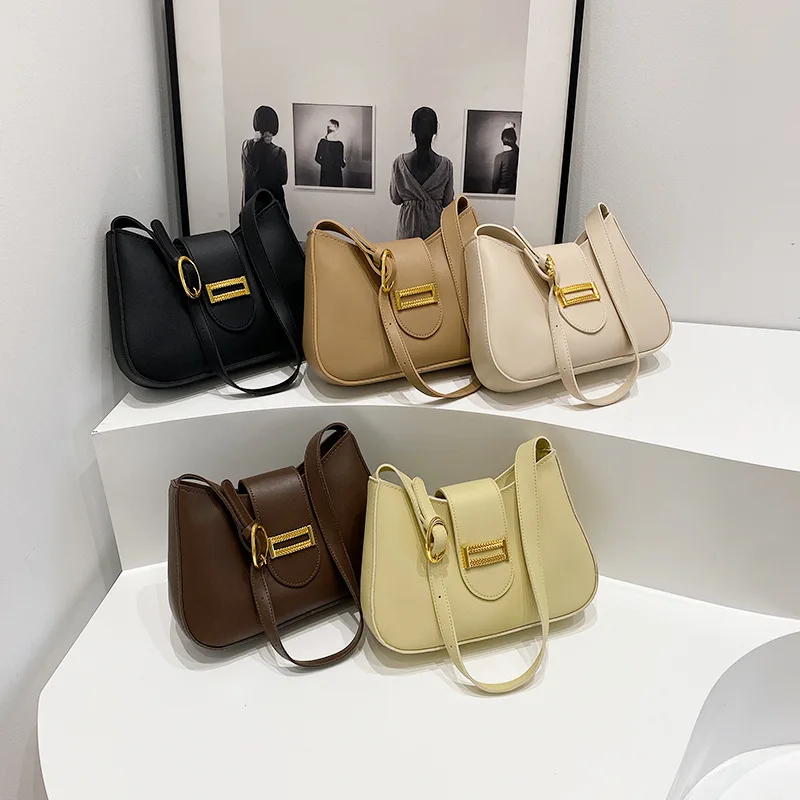 

2025 new fashionable and personalized casual shoulder bag, popular crossbody bag, daily commuting handbag, trendy armpit bag