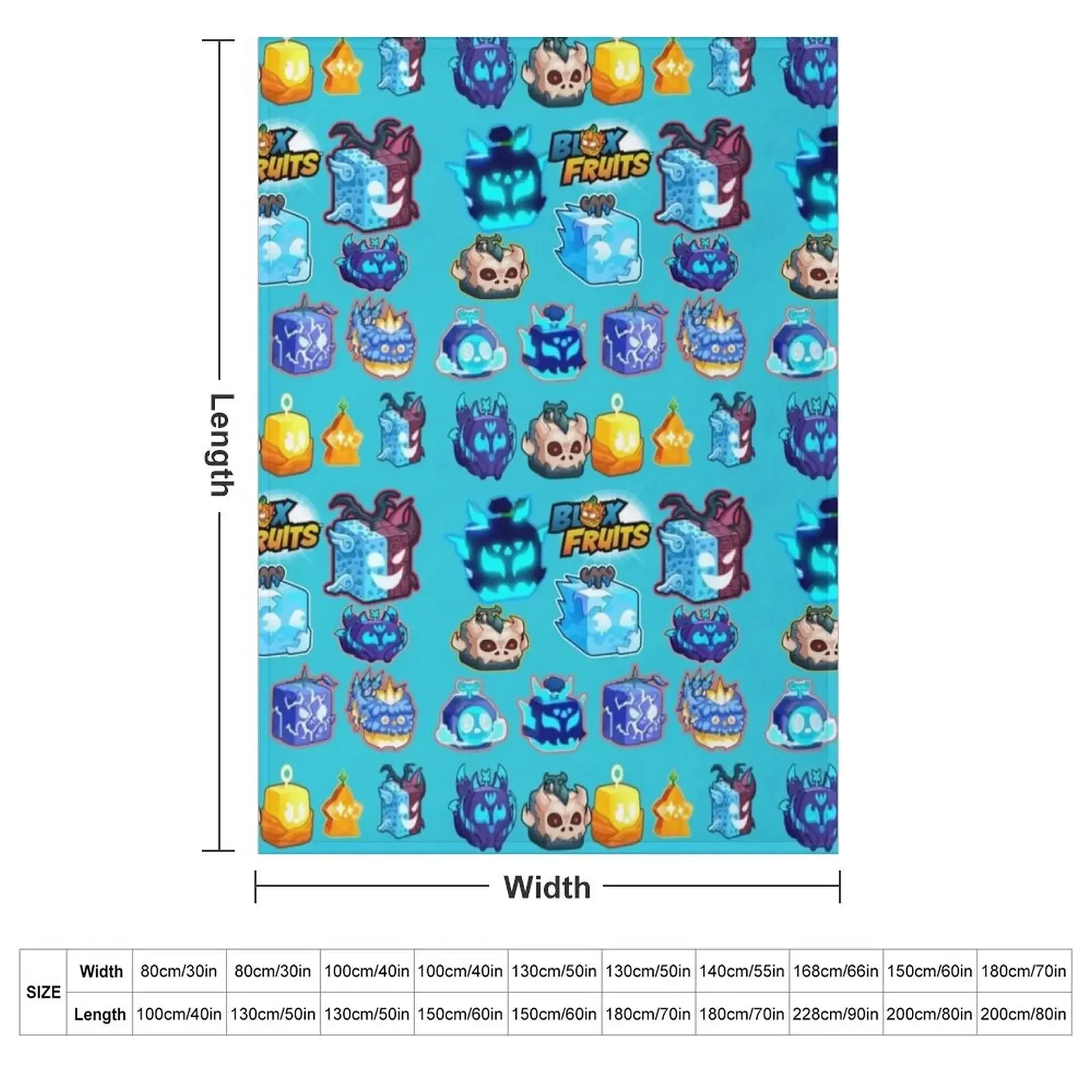 ??blox? fruit?blox? fruit?blox? fruit?blox? fruit??? Throw Blanket Sofa Quilt Luxury St Warm Bed For Baby Designers Blankets