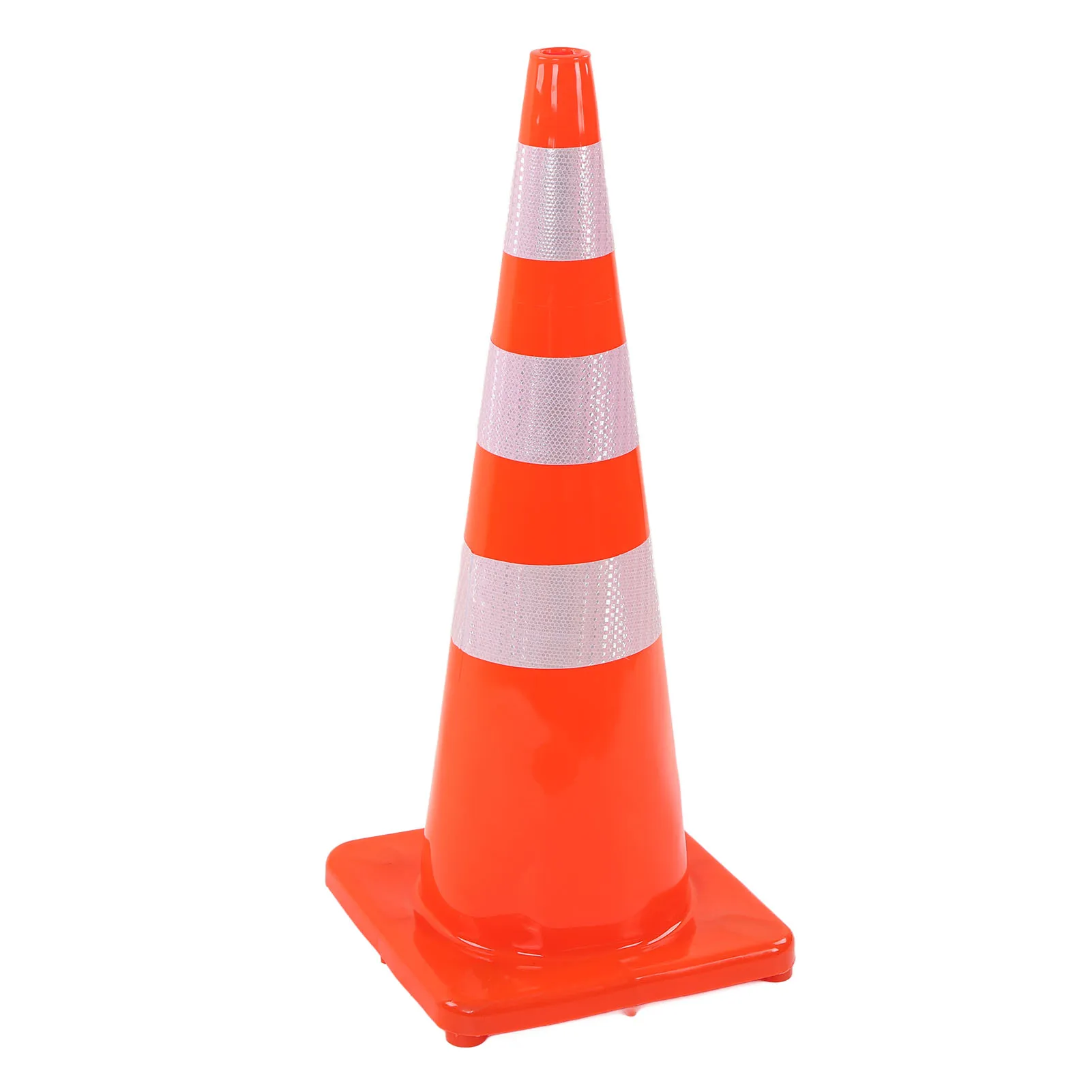 6Pcs Traffic Cones Weather Resistant Reflective  Base Road Cones for Parking Lot Camping Red Road Cones Traffic Cones