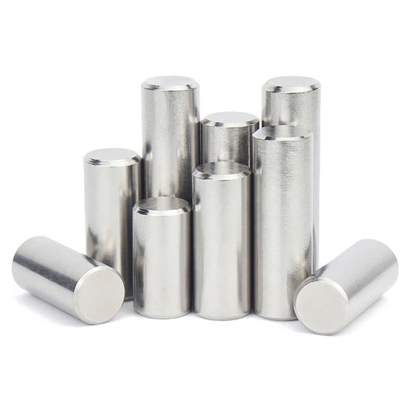 GB119 M1 M2 M3 M4 M5 M6 M8 M10 M12 Dowel 304 Stainless Steel Solid Cylindrical Pins Supply Non-Standard Size Locat Parallel Pin