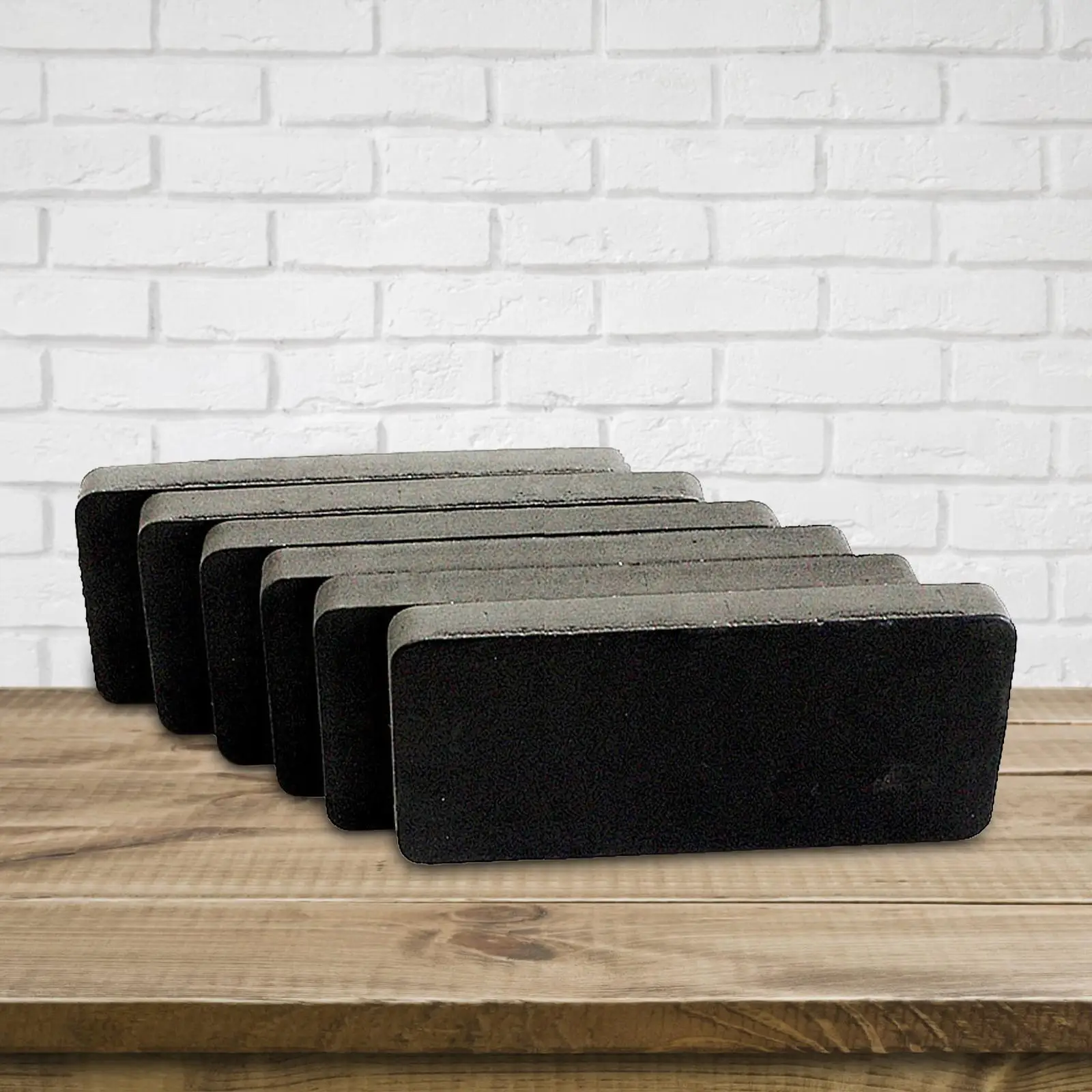 6 Pieces Treadmill Cushion Portable Shockproof Equipment Mat for Bike Weight Benches