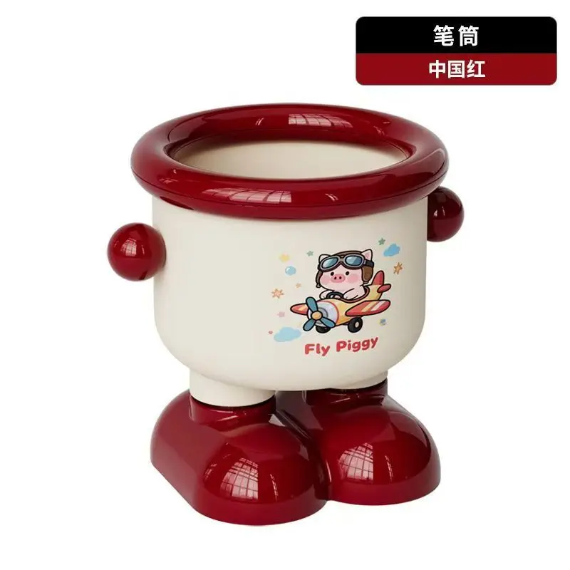 New DIY desktop trash bin, pen holder, desktop miscellaneous storage bin, mini cute garbage paper basket for 2026