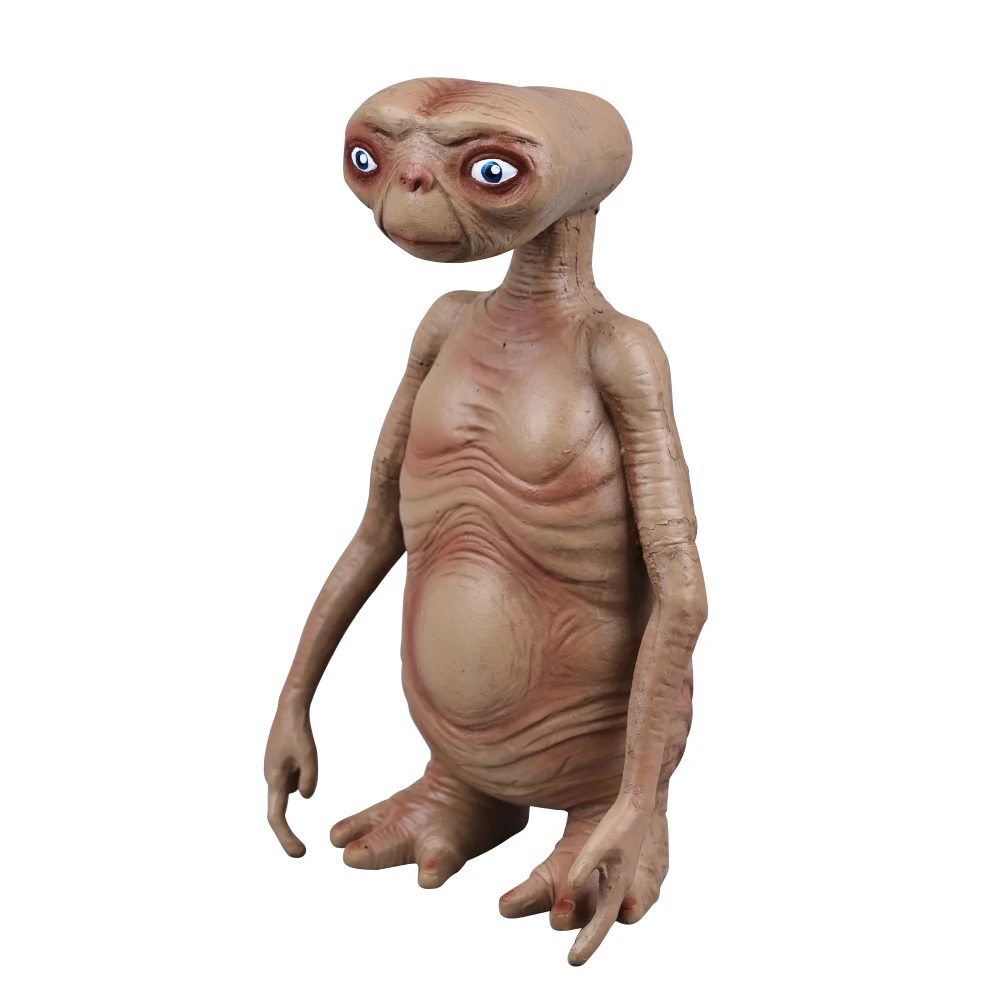 ET 추가 지구 외계인 UFO 액션 피규어 PVC 테이블 동상 장난감 라텍스 마스코트 선물 장식품 기념품