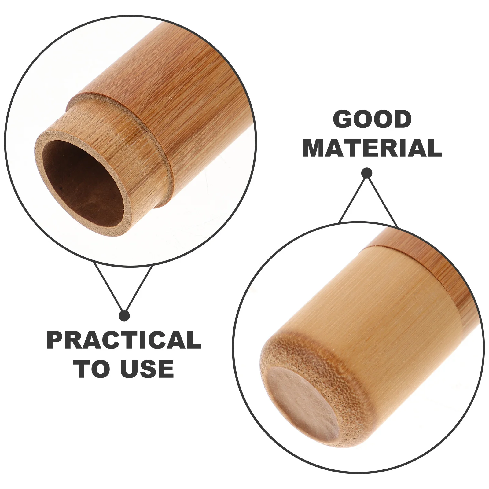 Humidor Humidifier Tempat Penyimpanan Cerutu Silinder Portabel Kotak Tunggal Tabung Perjalanan