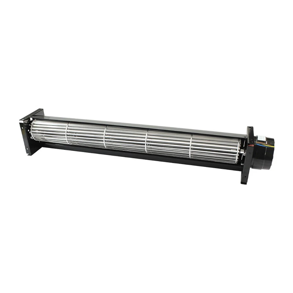 60Mm AC Brushless Motor 12V/24V/48V Aluminum Bladed Cross Flow Cooling Fan with Ball Bearings for Split Air Conditioning ODM OEM