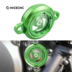 NiceCNC For Kawasaki KX250 2019-2022 KX250F 2005-2019 KX250X 2022 KX250XC 2021 Transparent Engine Oil Filter Cap KXF KX 250 250X